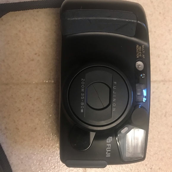 Vintage Fuji Zoom Compact Camera. With manual, strap and a case - Picture 3 of 10